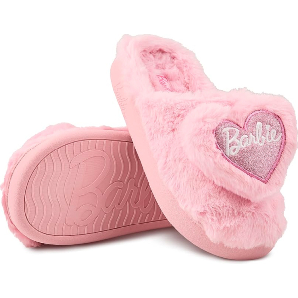 Girls Fuzzy Slippers