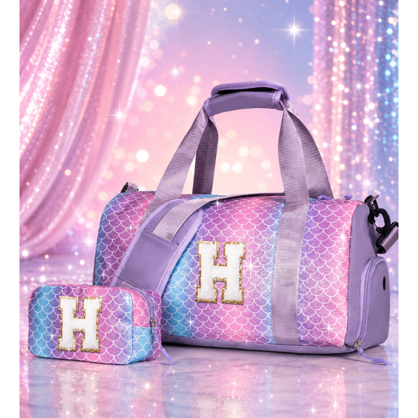 Girls Monogram Duffel Bag