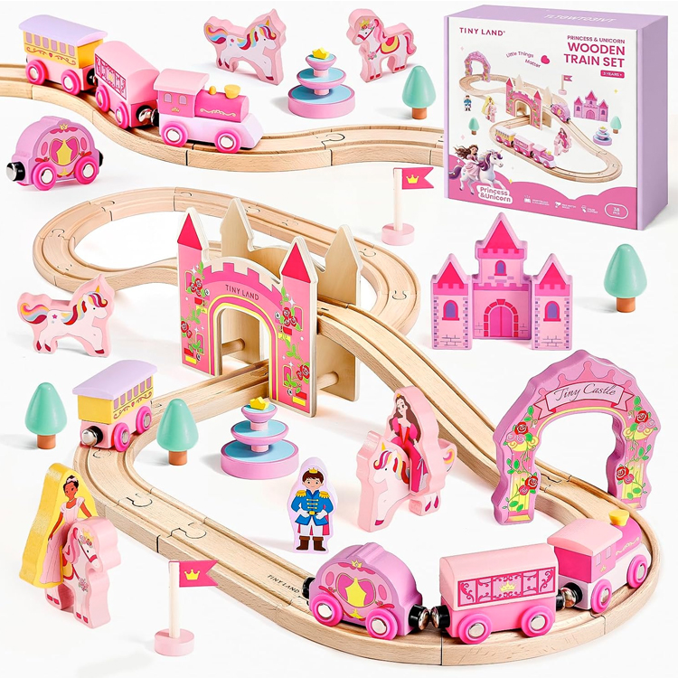 Wooden Train Set - Image 1